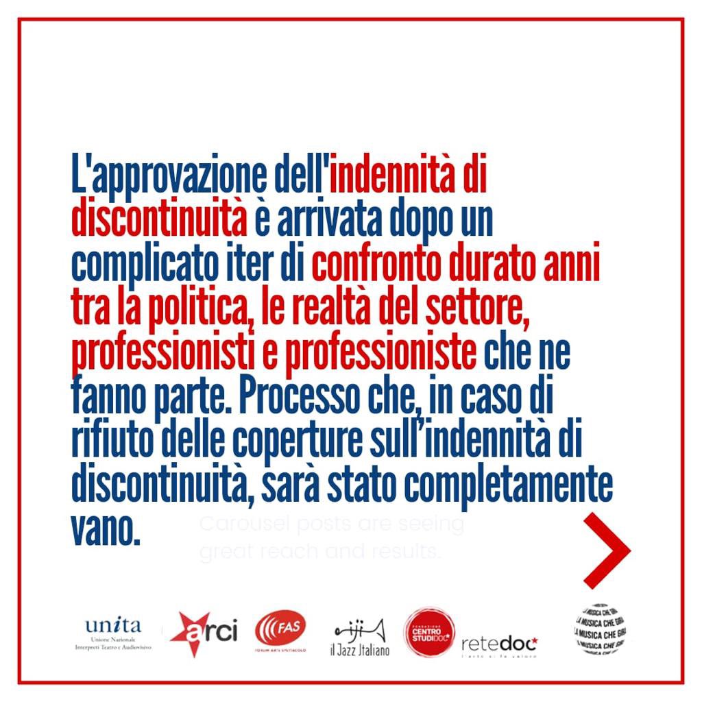 centrostudidoc's tweet photo. Chiediamo al governo di mantenere gli impegni presi da tutte le forze politiche nella passata legislatura e di far rientrare la discussione sul reddito di discontinuità per il mondo dello #spettacolo tra le priorità della legge di bilancio.
 
#rischiocultura #rischiospettacolo https://t.co/Ml18qEFQqx