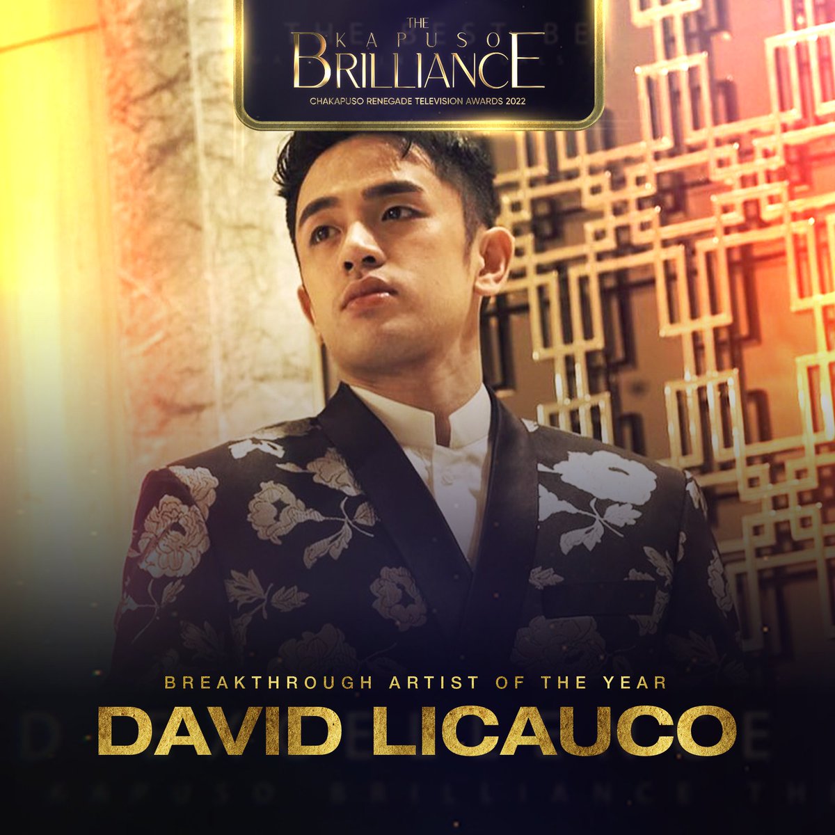Breakthrough Kapuso Artist of the Year: David Licauco

With his charm and improved acting skills, @davidlicauco indeed paved his way to breakthrough this 2022. The #MariaClaraAtIbarra Star continues to mold his craft and grow his fanbase.

#TheKapusoBrilliance | CKR TVAwards2022