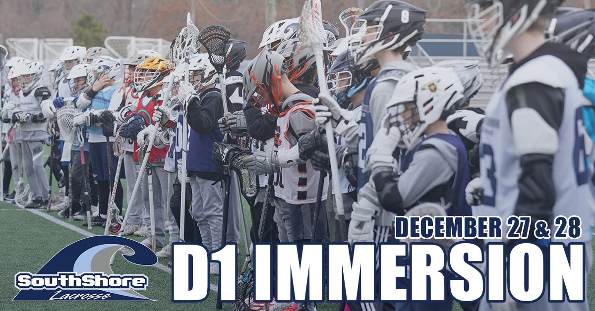 Looking for the perfect 🎁 idea for your 5th-8th grader? 

🌊We've got you covered--something big is happening in South Jersey on December 27 &amp; 28! 

✅ southshorelacrosse.com/events/d1-imme…