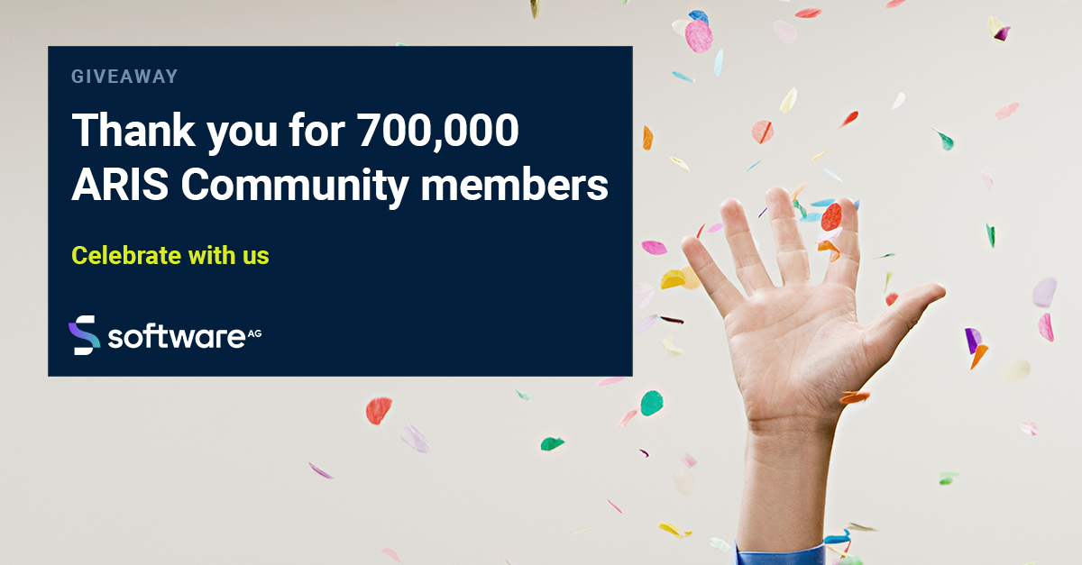 SoftwareAG's tweet photo. Shoutout to the greatest BPM community in the world 💙 ! The ARIS community now counts 700,000 members and we would like to thank everyone for their great support.

Celebrate with us: https://t.co/KSdPR6EAFx

#BPM #ProcessExcellence https://t.co/O0STnosvQG