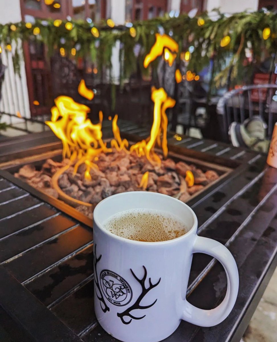 ✨Golden Glühwein by the fire✨

Warm up with a mug of our authentic hot-spiced wine this weekend! At Uptown &amp; A Taste of IRW! 🔥🥂

#IcicleRidgeWinery #WinterWineryFun #ATasteOfIRW #Uptown #Glühwein #PinotGrigio