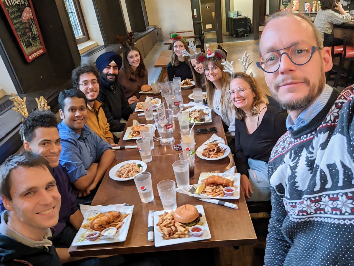 Biophysics@McMaster (@macbiophysics) on Twitter photo Holiday group lunch 2022๐ฅณ๐
! So proud and grateful to be part of this fantastic team๐ฅฐ. Also, I am ROCKING this holiday sweater! ๐ #HappyHolidays and a #HappyNewYear to everyone! <a href="/McMasterU/">McMaster University</a> <a href="/McMasterScience/">McMaster Faculty of Science</a> <a href="/MacSciGrad/">MacSciGrad</a> Holiday group lunch 2022๐ฅณ๐
! So proud and grateful to be part of this fantastic team๐ฅฐ. Also, I am ROCKING this holiday sweater! ๐ #HappyHolidays and a #HappyNewYear to everyone! <a href="/McMasterU/">McMaster University</a> <a href="/McMasterScience/">McMaster Faculty of Science</a> <a href="/MacSciGrad/">MacSciGrad</a>