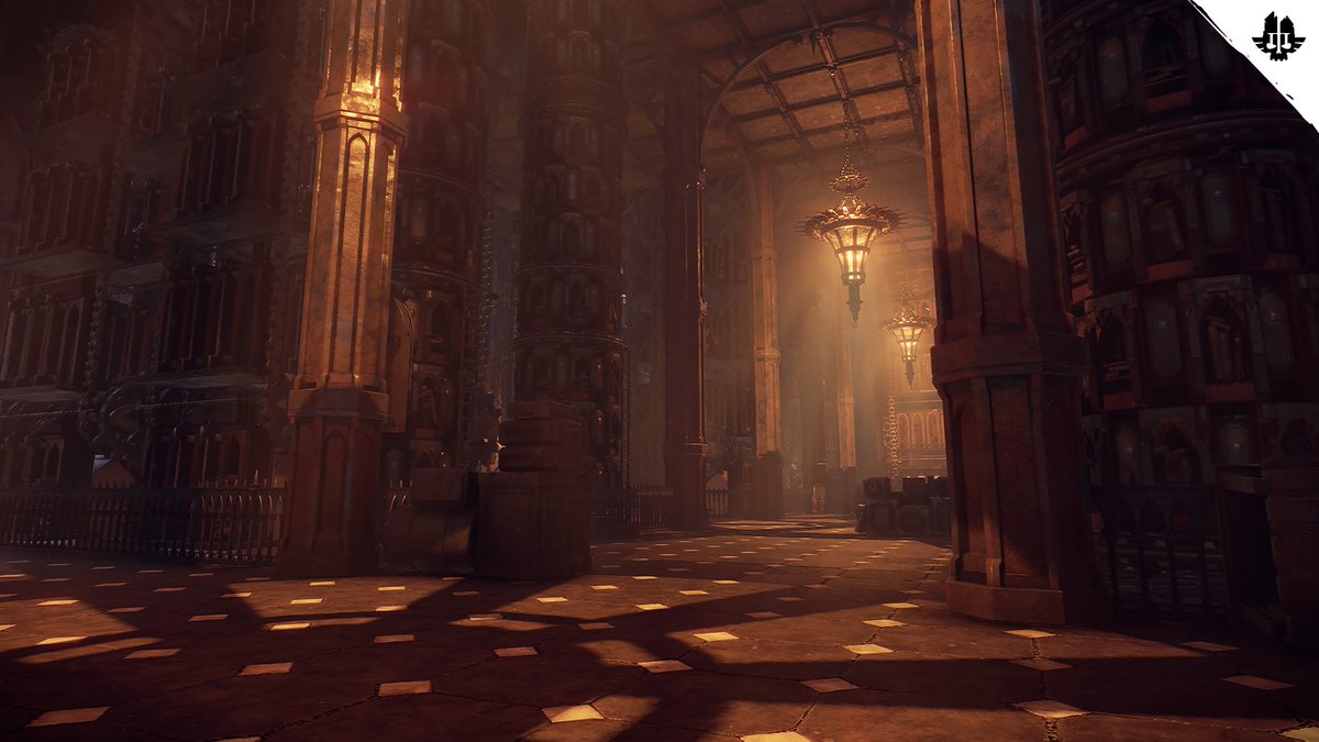 Darktide40K's tweet photo. The new mission in all its glory! Have you had the pleasure yet, Rejects? https://t.co/ztfliFehEB