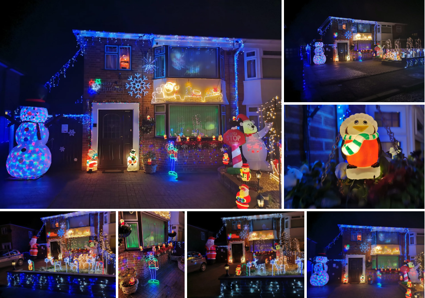 MAA_Charity's tweet photo. A huge thank you to supporters Mick and Norma Gale from #Rushwick, #Worcestershire for switching on their #Christmas Lights again for another year. The lights got switched on at 6pm and will be available to view until 10pm on Tuesday 27th December.
โก๏ธ https://t.co/JwEVFNlLDW https://t.co/QqCoGfSwZJ