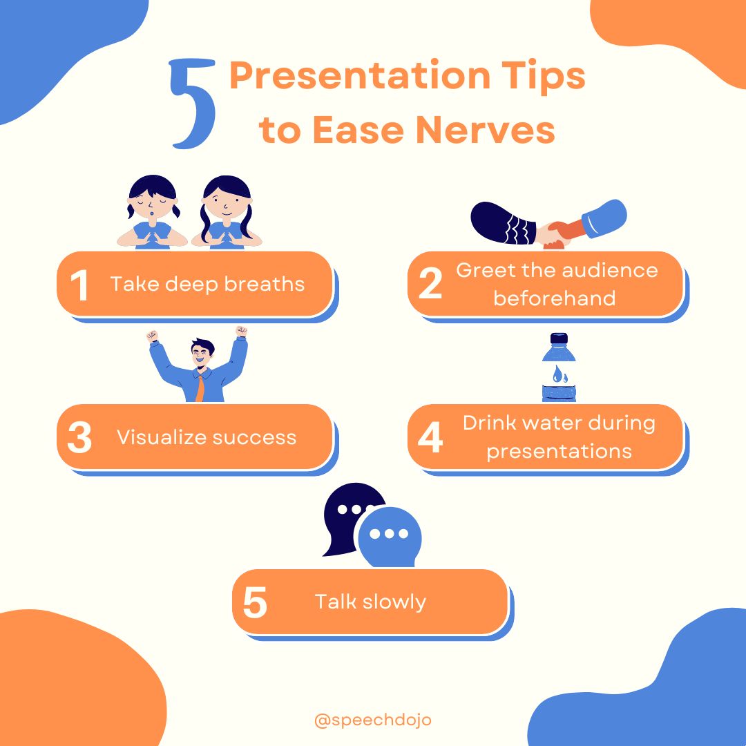 SpeakerRepeater's tweet photo. Shared by @SpeechDojo: Hi everyone,
Here are some quick and easy tips ease presentation nerves right before your next presentation!
-
-
-
#presentation #publicspeaking #speechdojo https://t.co/LxEdzC2NRX