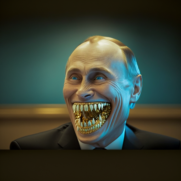 Gen_Evg's tweet photo. Meet the new Jaws henchman in the upcoming James Bond movie

#midjourney #midjourneyV4 #midjourneyart #AIart #aiartcommunity #AIArtwork https://t.co/SxcC6W4q4E