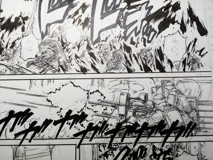 Youtubeでコブラのラグボール編流しながらペン入れしてたらこんな時間に。寝よ寝よ。 