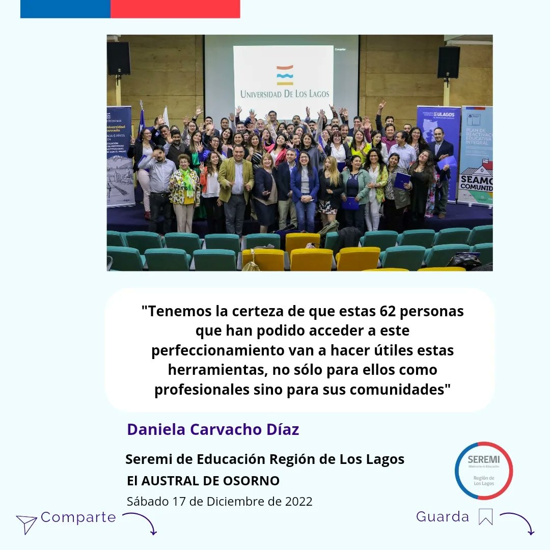 Seremi Educación Los Lagos tweet media