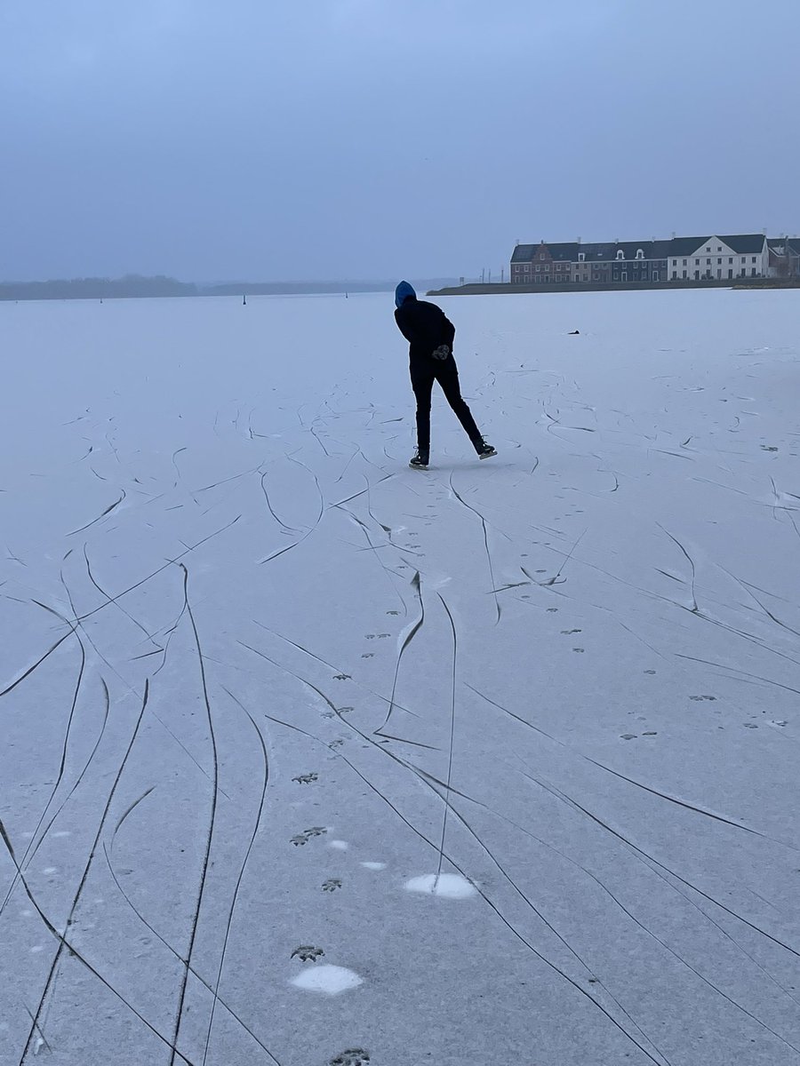 DietermanBart's tweet image. #schaatsen #natuurijs #oldambtmeer