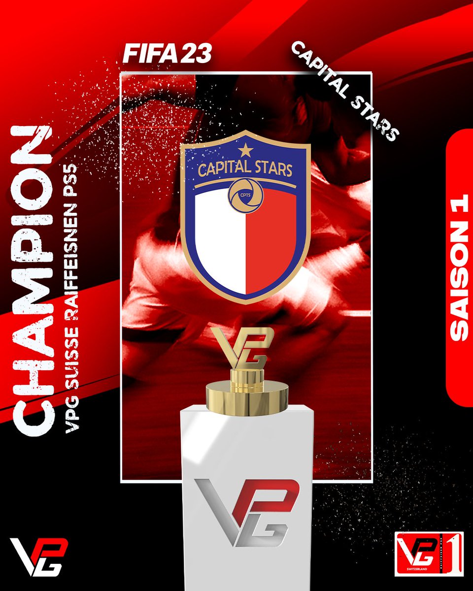 VPG Switzerland 🇨🇭 (@swissvpg) on Twitter photo <a href="/StarsCapitale/">capital stars</a> est le premier champion de la saison 1 ps5 bravos
Merci à toute les équipe de cette très belles saison.
<a href="/StarsCapitale/">capital stars</a> the first champion of season 1 ps5 bravo
Thank you to all the teams for this very beautiful season.
<a href="/OfficialVPG/">Virtual Pro Gaming</a>
#FIFA23 <a href="/StarsCapitale/">capital stars</a> est le premier champion de la saison 1 ps5 bravos
Merci à toute les équipe de cette très belles saison.
<a href="/StarsCapitale/">capital stars</a> the first champion of season 1 ps5 bravo
Thank you to all the teams for this very beautiful season.
<a href="/OfficialVPG/">Virtual Pro Gaming</a>
#FIFA23