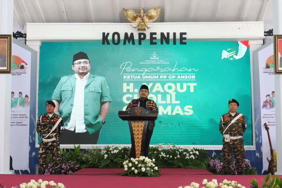 turusmustakim's tweet photo. Pengukuhan,Raker,Rakor,dan Sosialissasi Konbes XXVI Pimpinnan Wilayah Gerakan Pemuda Ansor Jawa Timur Di Pendopo Kabupaten Pasuruan.(Saptu,17 Desember,2022
#AnsorJatim1Komando https://t.co/mqZH8DrtAQ