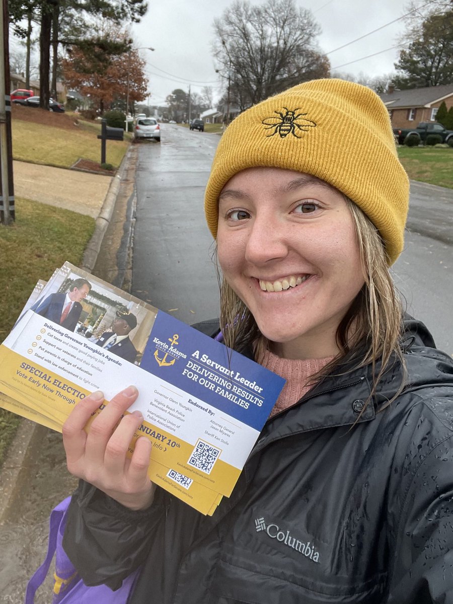 Kevin Adams (@kevinadamsva) on Twitter photo It’s been quite a week for #TeamAdams from powering through rainy weather to <a href="/JasonMiyaresVA/">Jason Miyares</a> helping us remind people to vote early before the holidays!
Our team is already out this morning and ready to talk to you about this election. Let’s win this! It’s been quite a week for #TeamAdams from powering through rainy weather to <a href="/JasonMiyaresVA/">Jason Miyares</a> helping us remind people to vote early before the holidays!
Our team is already out this morning and ready to talk to you about this election. Let’s win this!