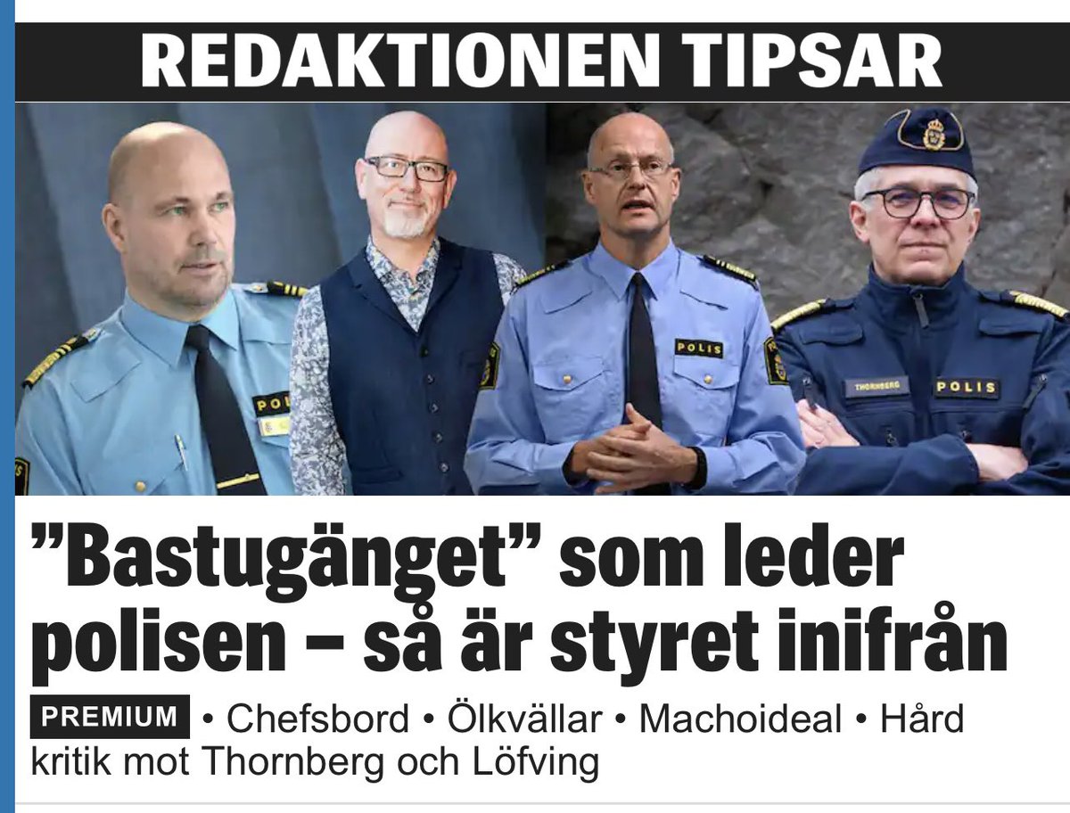 NilsEricsson9's tweet photo. Incoming:
Bara en tidsfråga innan något så dysfunktionellt som sveriges polismyndighet ska vidarecertifieras

Vad man satsar på: fler könsneutrala toaletter.

Vad man motverkar: den lilla handlingskraft som finns kvar

Vad man framkallar: en generation till som inte orkar arbeta https://t.co/yygrCq6GNG