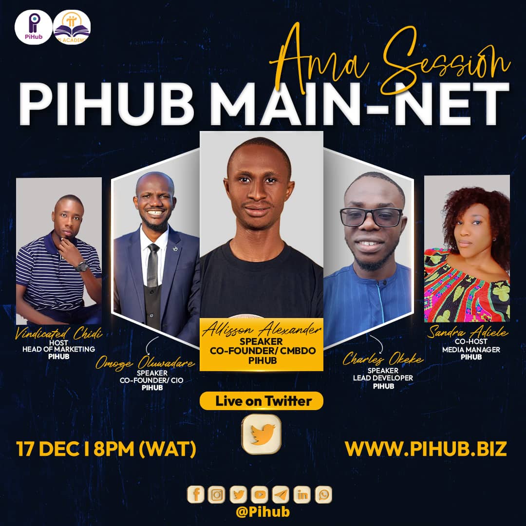 ShieldVentures's tweet photo. Happy Holidays!!
📢 #PiHubMainnet Onboarding AMA is today at 7 PM utc.
Get the most recent update about the #PiPay utility. Don't forget to bring your questions to the session ☺️.
Link: https://t.co/PiG48gO9Jr
#PiHubMainnet #PiPay
Like and Retweet!! https://t.co/YWT7cbJrPa
