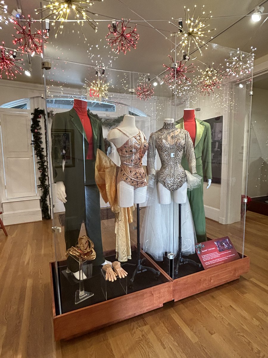 This holiday season learn about the iconic film "White Christmas" and it's deep #TravelKY connection at the <a href="/BCMuseum/">Behringer-Crawford Museum</a> in @meet_nky. ❄️ The exhibit runs through Jan 8 and features costumes worn by Kentucky legend Rosemary Clooney and others. 🚂 Learn more: bit.ly/3Wf5jMD
