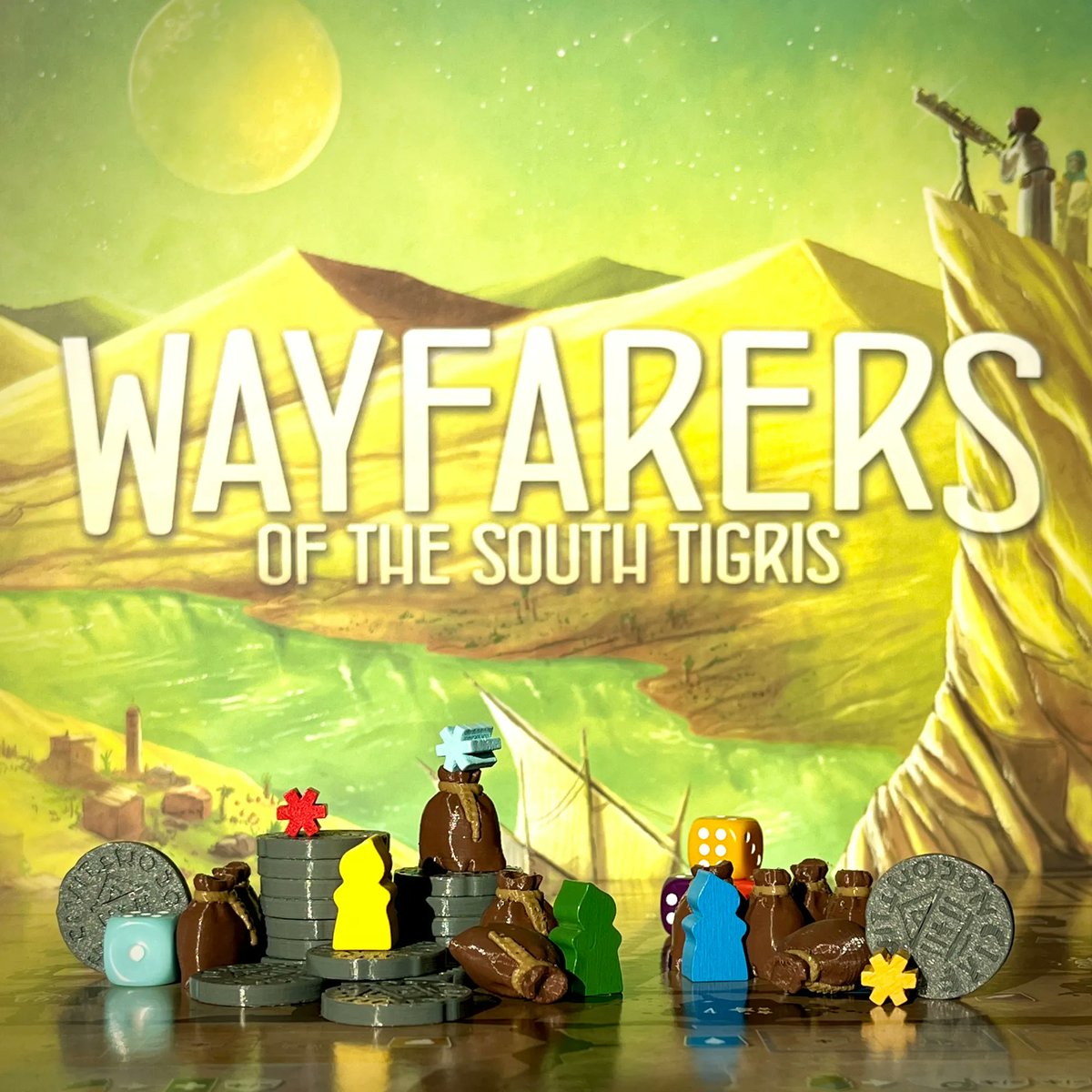 EurohellDesign's tweet image. WAYFARERS is the first game of ne trilogy by @garphillgames &amp;amp; you can get these chunky food tokens and weighted coins which you could use with basically every game from the series 😉
#eurohelldesign #boardgames #wayfarers