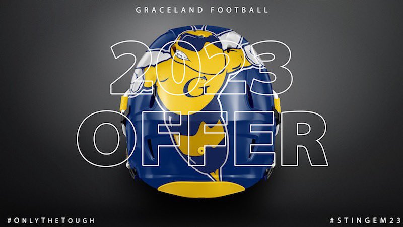 thomas_propst's tweet photo. Blessed to receive my FIRST offer from @JameslewisCoach @GracelandFB https://t.co/4OrEwrVyeC