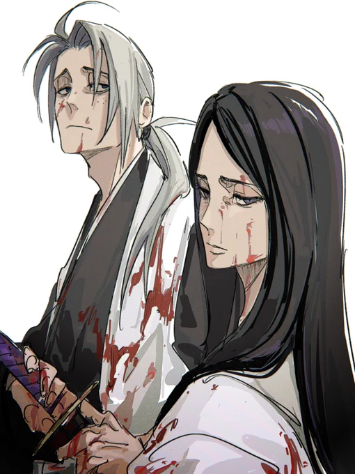 志島さんと卯ノ花さん 