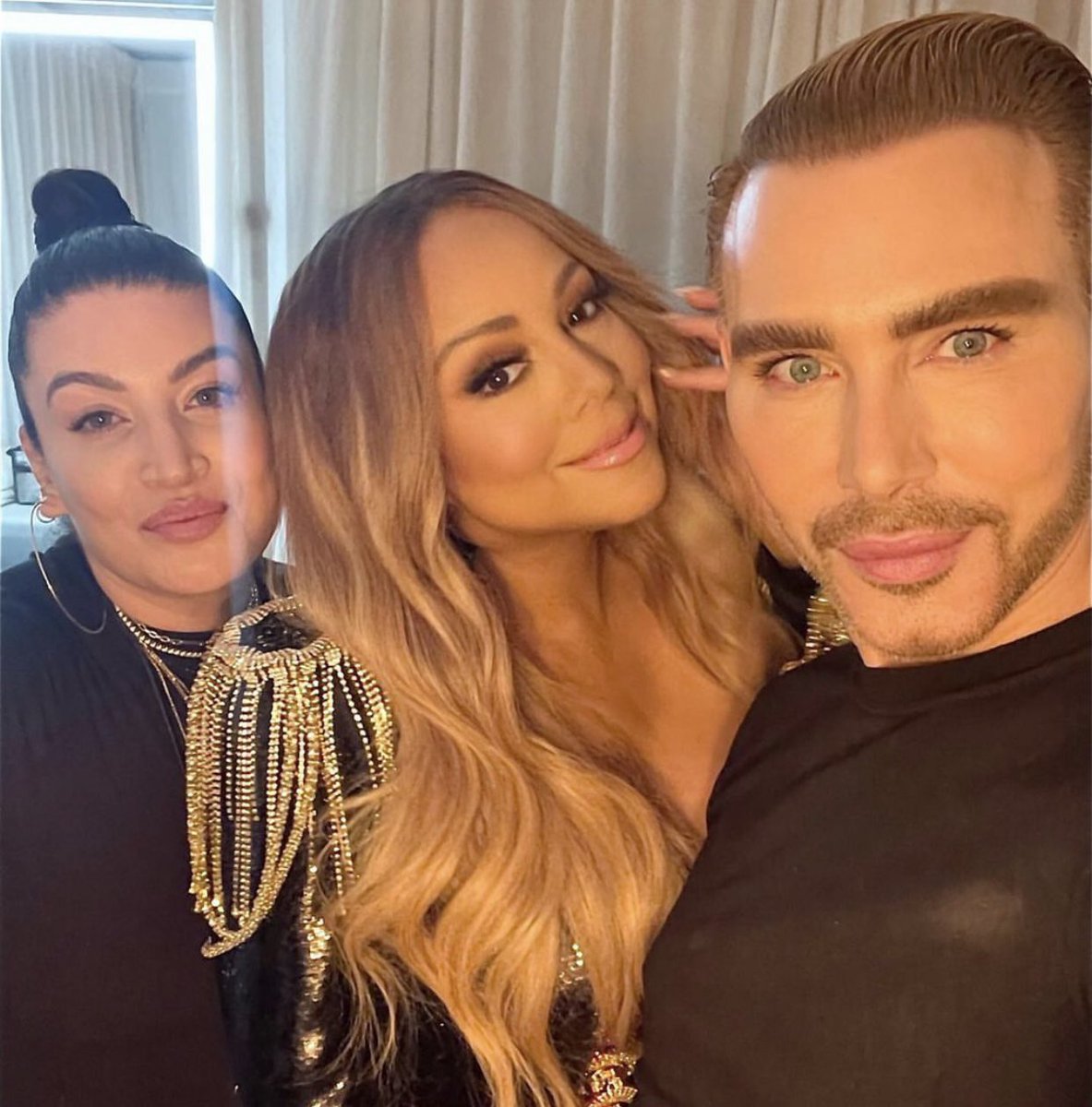 CentralLamb's tweet photo. 📸| Mariah Carey, Kristofer Buckle &amp; Danielle Priano. https://t.co/UFmMz9avce