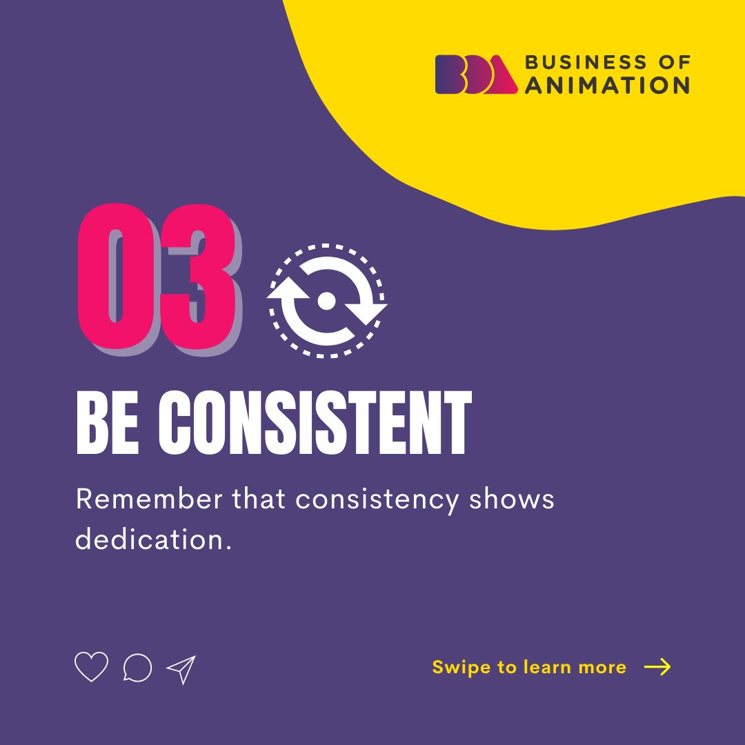 animationbiz's tweet image. 1. End the comparison
2. Be confident
3. Be consistent
4. Have a well-defined strategy

Tired of Not Knowing How to Get New Animation Clients? Link in bio.

 #SucessfulAnimation #AnimatorsCollection #AnimationArt #AnimationVideo #AnimationDesign #AnimationArtist #AnimationStudio