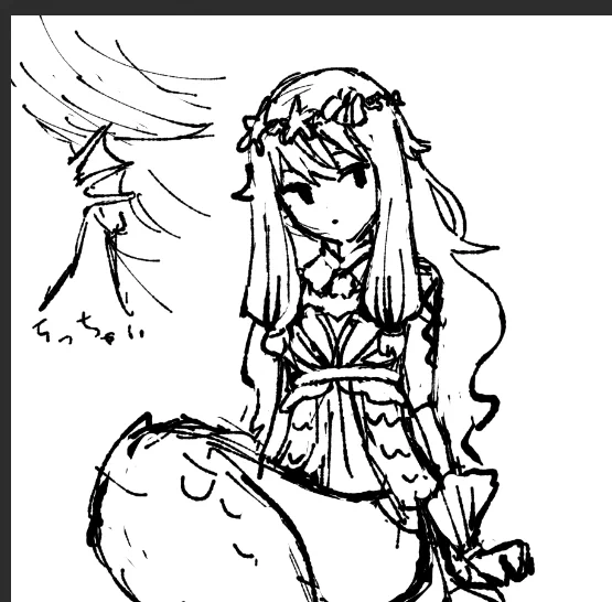 私もなんか描いた気がすると思って漁ったら出て来ました ちっちゃいらしい 