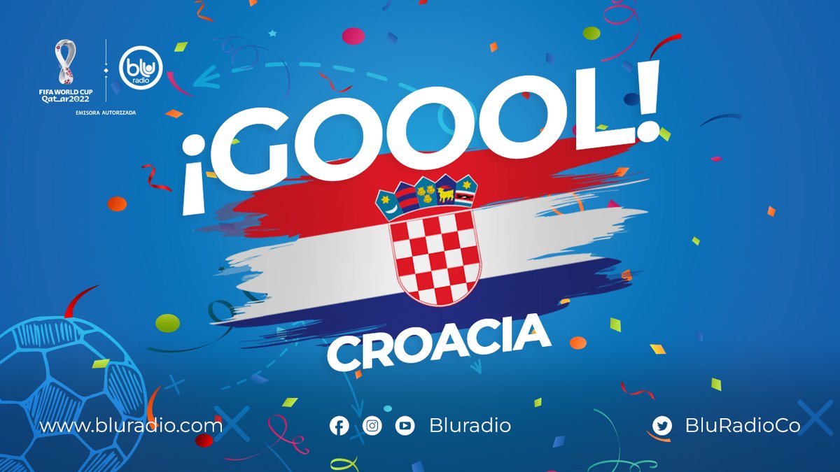 blogdeportivo's tweet photo. @HNS_CFF @EnMaroc @BluRadioCo #Min7 ¡Goooooooooooooool! ⚽

El croata Joško Gvardiol abrió el marcador en el estadio Internacional Khalifa #Qatar2022

Croacia (@HNS_CFF) 🇭🇷 1 - 0 🇲🇦 Marruecos (@EnMaroc) 

Conéctese con la transmisión del equipo deportivo de @BluRadioCo » https://t.co/XlHo7mTTIz « https://t.co/DohquupKXy