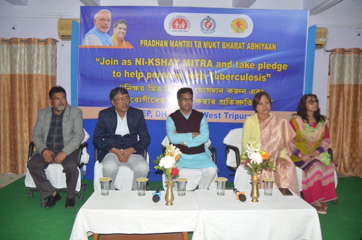 dtotrtrw's tweet photo. Prof. (Dr.) MANIK SAHA ,Hon'ble Chief Minister of Tripura adopted  TB patients and distributed food baskets to the TB Patients at District TB Centre ,West Tripura,    17 December 2022. 
DTO West Tripura @TbDivision
@DrRaghuramRao @nishantjeph @WHO @DrVCGiri @Sanjay_kamttoo https://t.co/OtZ7k8A92J