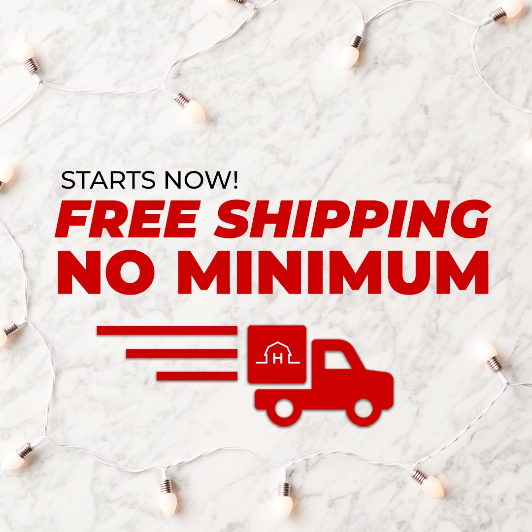 Free shipping starts now! No minimum required. Better hurry and get last-minute orders in today for delivery in time for Christmas. bit.ly/3Ffz9ej