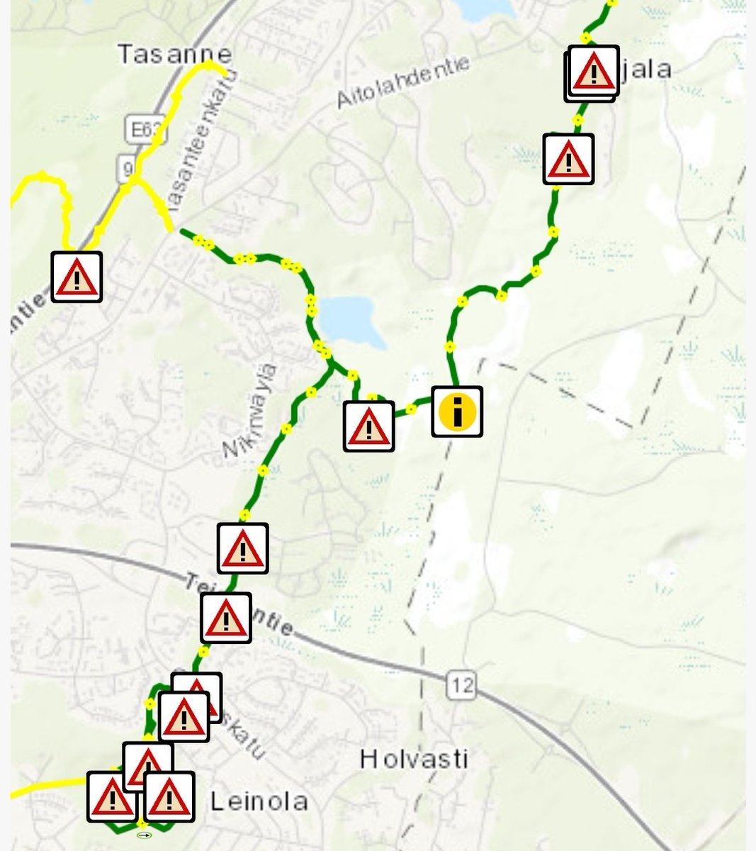 Tampereen kaupungilla hieno uusi latukarttapalvelu! Varoituksia on ehkä vähän turhaan - mäet tavallisia, 1 jyrkempi. Jos jotain saisi toivoa niin laajennetaan tämä Pirkanmaan hyvinvointialueen laajuiseksi - täältä on hyvä reitti Kangasalle... <a href="/Pirha_fi/">Pirkanmaan hyvinvointialue</a> <a href="/tampere/">Tampere</a> <a href="/tampereenseutu/">Tampereenseutu</a>