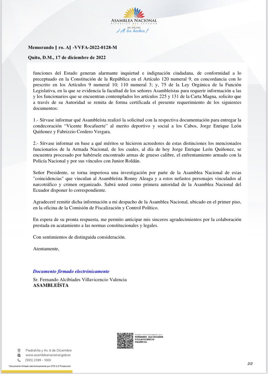 Fernando Villavicencio tweet media