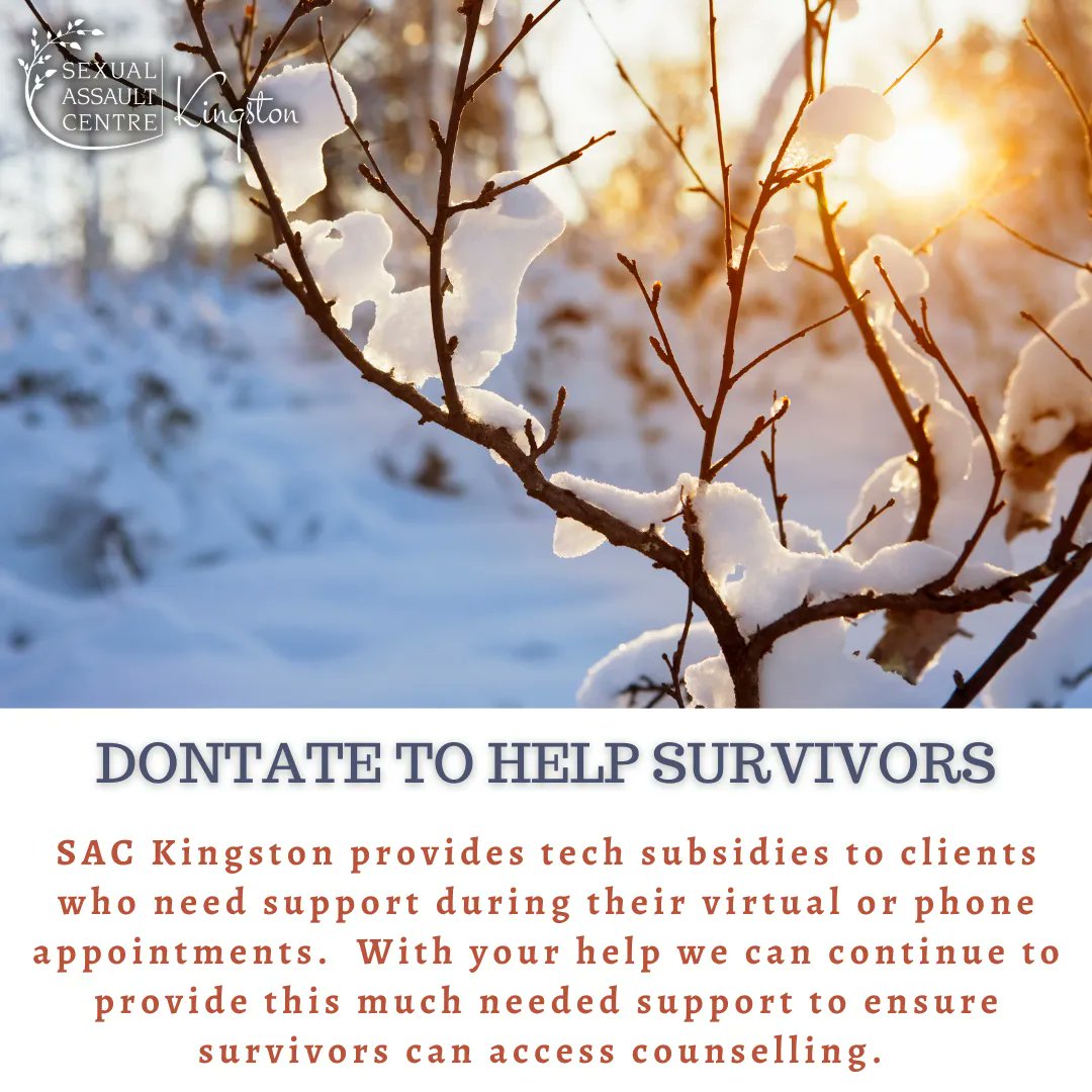 sackingston's tweet photo. Did you know we provide tech subsidies for survivors? Donate today by heading over to https://t.co/8hgi54058o https://t.co/LtM1xGntk8