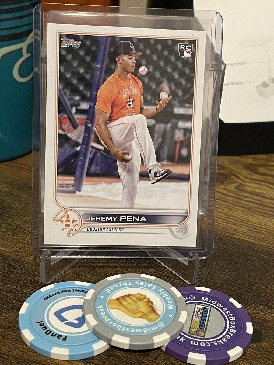 ToddSass1's tweet photo. @midwestboxbreak 2022 Topps Update Jeremy
Peña RC Image Variation #US253 $45 shipped https://t.co/ilpJVERDAe