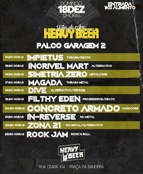 DiveBanda's tweet photo. É isso galera, amanhã 18/12 estaremos presentes e presenciando mais 29 bandas que estarão conosco em @heavybeerbar, então bora partir pra mais uma viagem alucinante 🤘🏾😎
.
.
.
#musica #musicaautoral #alternativo #stoner #metalprogressivo #cultura #rock https://t.co/TDFu4fbqnm