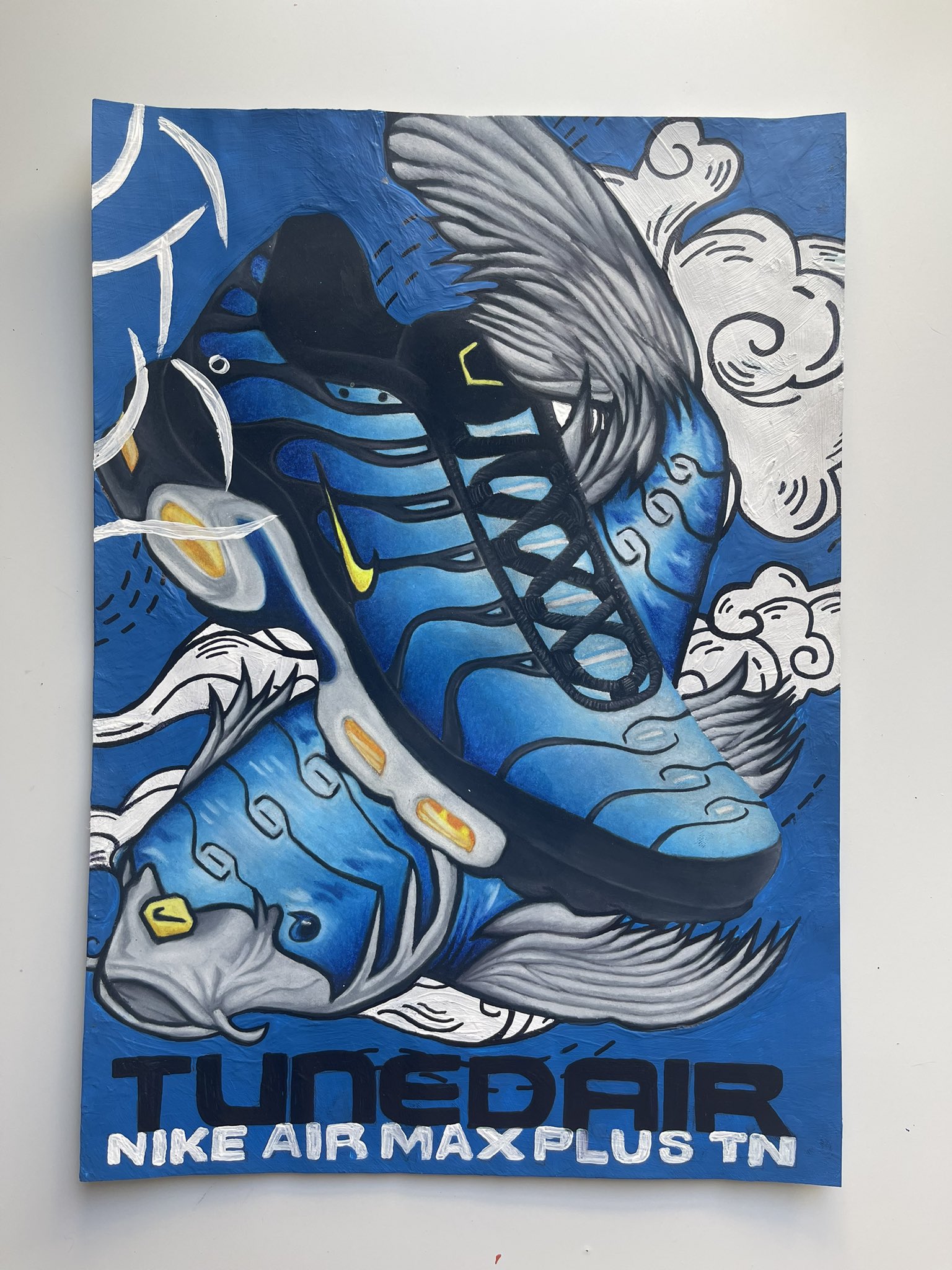 Nike tn blue tiger cheap