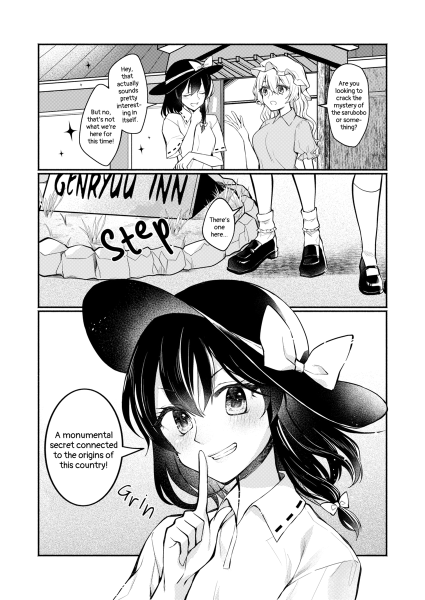 【English version】
Seeking out the Secret of the Beginning | わんこ院 https://t.co/1VoUT8O6qs #booth_pm 
『はじまりの秘密をもとめて』の英語版を出しました🎉
お声がけいただいたIceFairy(@richard_effendi )さんはじめ翻訳、編集に携わっていただいた方々に感謝を🙏 