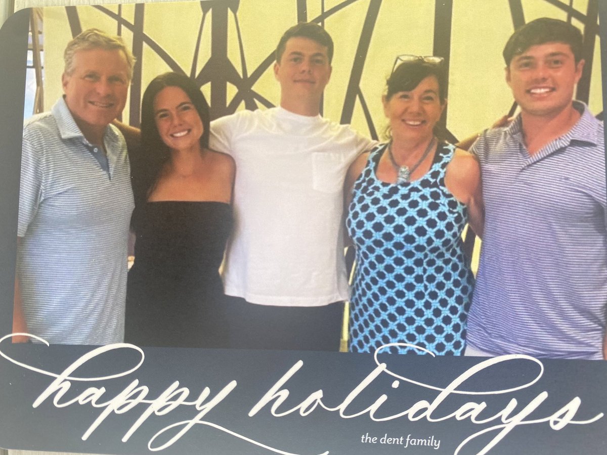 Season’s Greetings and Merry Christmas from the Dent’s. Charlie, Kate, Jack, Pamela & Will