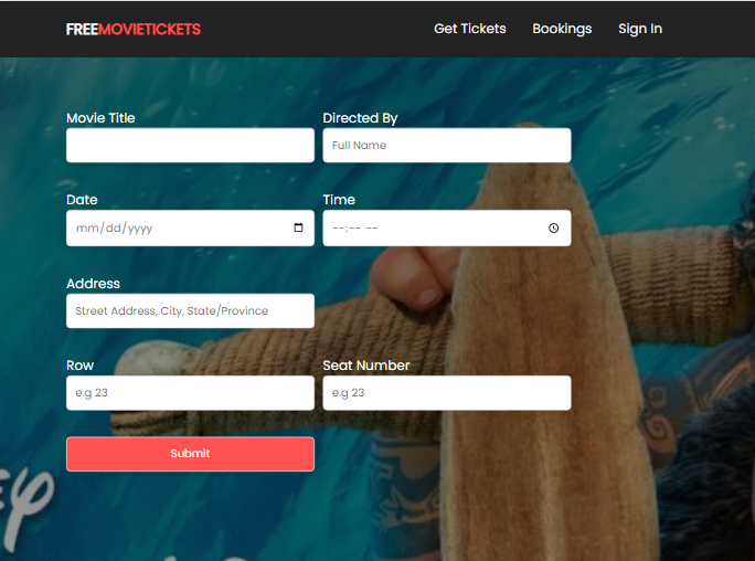udpresh's tweet photo. Hey Fam!  Am through with the  #Day4Challenge task for the #Cdv20DaysofCode at @Codevixens. The task was to create a movie ticket booking form for a cinema website using #HTML and #CSS.
Here's my creation: https://t.co/IgUb54SMZF
BTW, love this #Cdv20DaysofCode challenge! https://t.co/UiUSUDCL4k