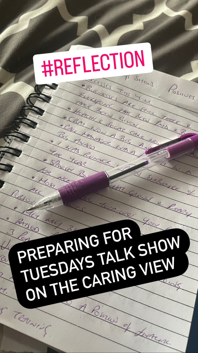Paul Blane π (@paul_blanemd) on Twitter photo Spending some time this afternoon reflecting on the year. Looking forward to speaking on <a href="/TheCaringView/">The Caring View ππ</a> this coming Tuesday and discussing in more detail.
#socialcare #reflection #2023 #goalsetting Spending some time this afternoon reflecting on the year. Looking forward to speaking on <a href="/TheCaringView/">The Caring View ππ</a> this coming Tuesday and discussing in more detail.
#socialcare #reflection #2023 #goalsetting