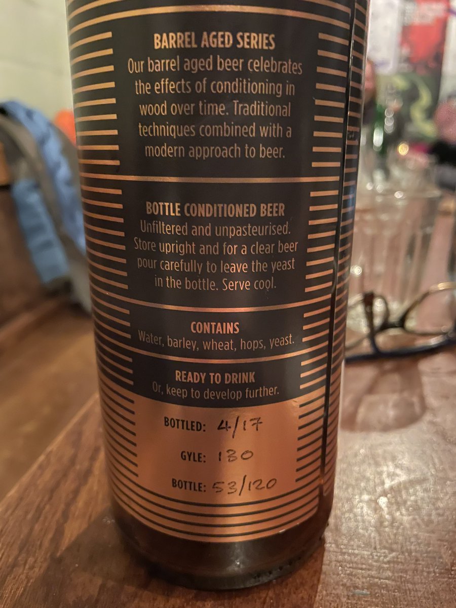 mmberney's tweet photo. Remember this, @RunawayBrewery? Cracked open after 5 years. @SteelfishBrewCo described it as smelling like “fresh sheds outside B&amp;Q” - it was very decent 👌🏻 https://t.co/KZHyOJ8fot