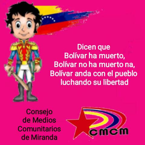 Desiderata12's tweet photo. Acompáñanos al gran tuitazo hoy 7pm #BolivarVive https://t.co/UfjXk2cuwg
