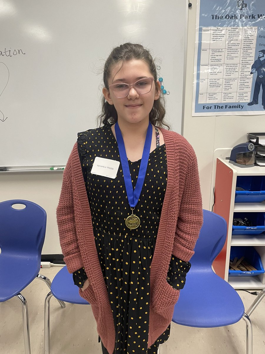 Our <a href="/DavidsonComets/">Davidson Elementary</a> spellers rocked it this morning <a href="/Northmen_OPHS/">Oak Park High School</a> for our school spelling bee! Veronica was our champion and will be moving onto the next level of the bee! Congratulations! <a href="/nkcbee/">NKCSD Spelling Bee</a> <a href="/AndreaStauch/">Andrea Stauch</a>