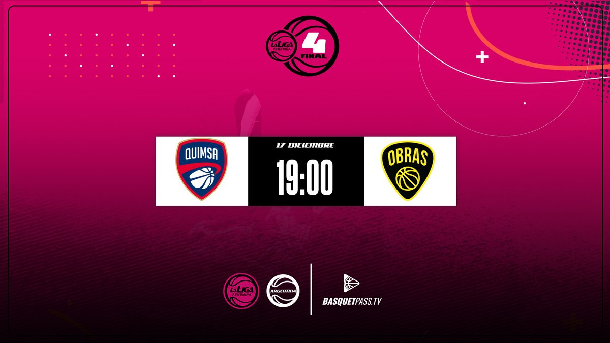 🏆4⃣LLEGÓ EL DÍA DE LA GRAN FINAL!

🔜 A partir de las 19hs se enfrentaran Quimsa y Obras por la copa y el sueño sudamericano

📎Toda la info: bit.ly/3YuFeen