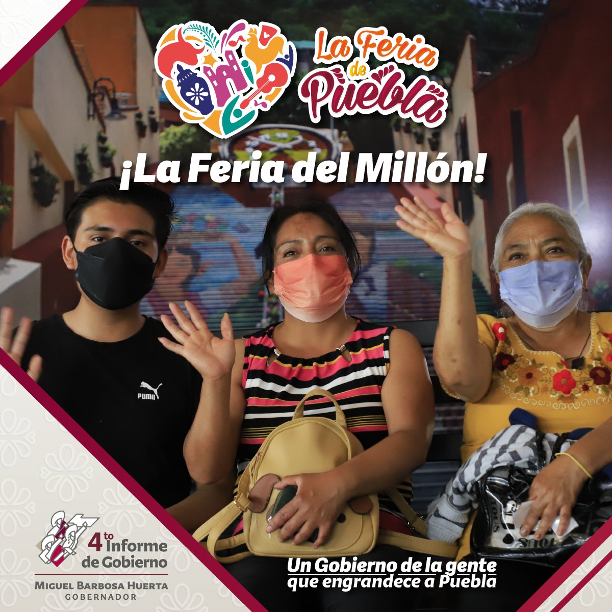 DIBAGobPue's tweet photo. Tras dos años de ausencia, la Feria de Puebla regresó y con más fuerza, un evento de calidad donde se dieron citas miles de visitantes, locales, extranjeros y habitantes del estado.
🌐 https://t.co/VuysY1ZmUl
📍#4InformeMBH #GobiernoQueEngrandeceAPuebla https://t.co/lK7OZxHgeF