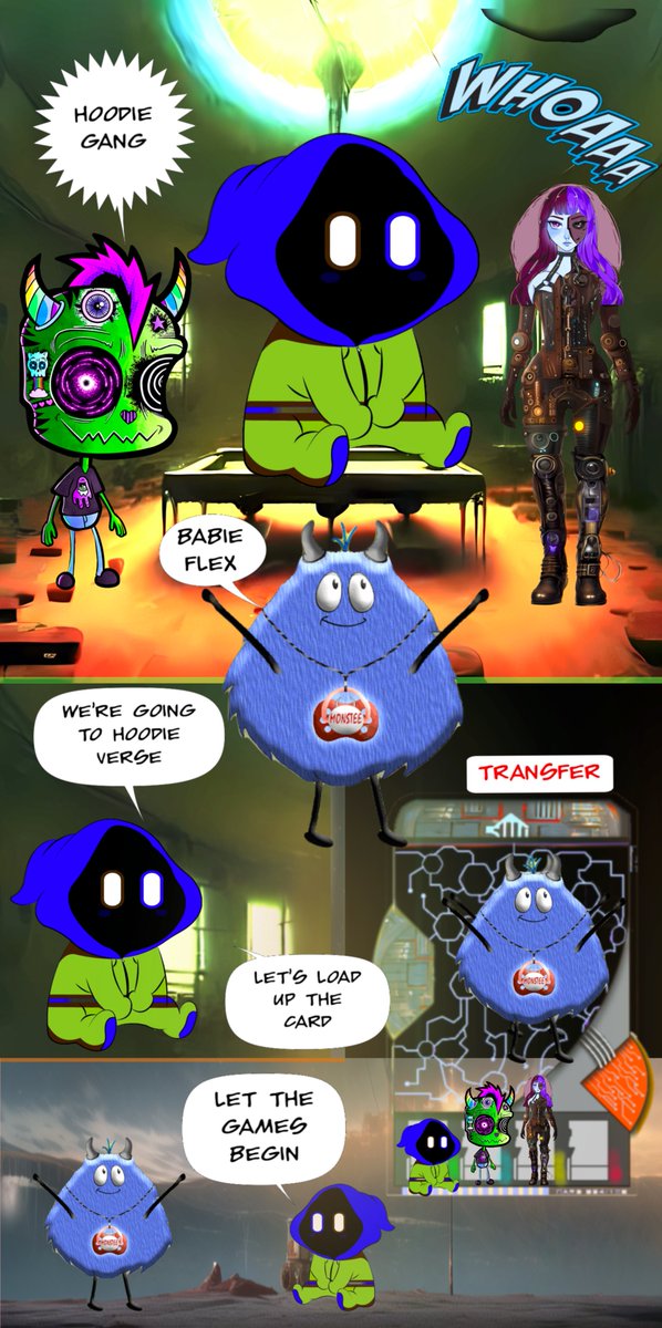 CryptGem's tweet photo. ๐ Moon Shroom ๐
Season 2 Episode 3
"Let The Games Begin" Featuring
@Monstee_NFT @CyborgBelle @YukheeNFT @line_art_nfts @ezraigor @BeautiesOfAfric @yzces
@Home_Of_T @HoodieGang_NFT @spicyxoxonft
@Mshartistry @paintingshi @CatchyGirlsNFT
#MoonShroom #CryptComic #NFT https://t.co/Ho92PGCYpG