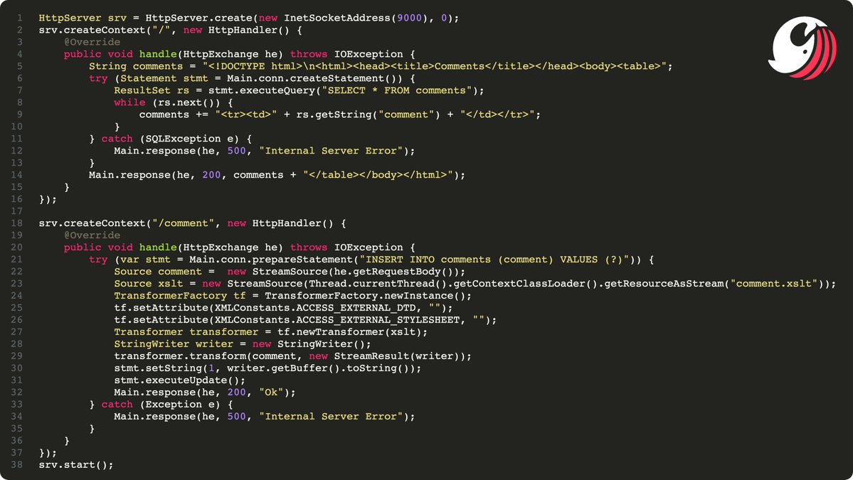 Sonar_Research's tweet image. Can you spot the vulnerability? #codeadvent2022 #Java
Sanitization can be tricky, is there a way to exploit this application?
sonarsource.com/knowledge/code…