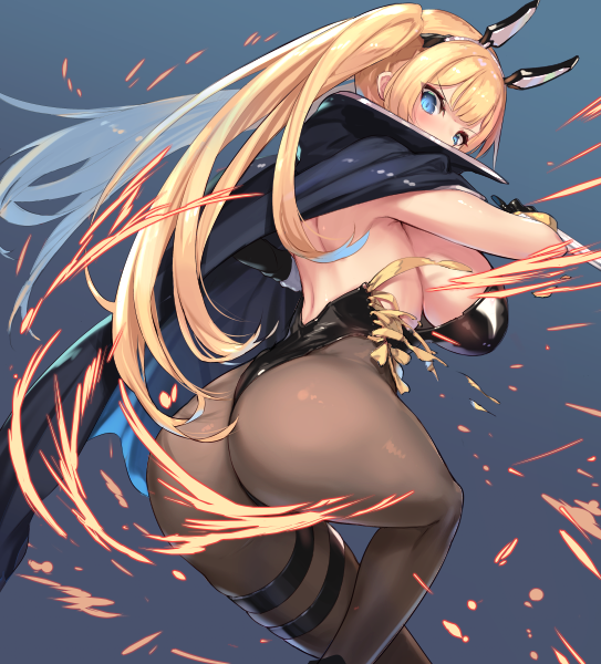 戦闘中な悪のうさぎさんを描きました 