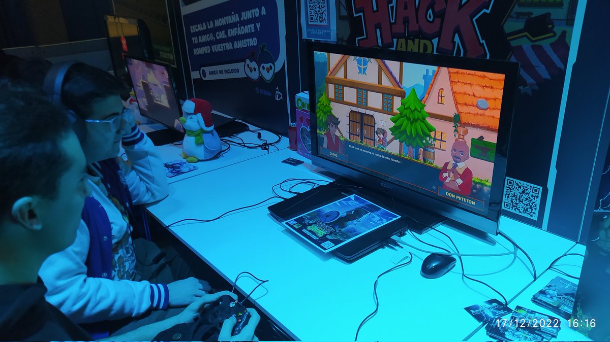 HackAndSlime's tweet photo. Happy #screenshotsaturday to everyone!
Hack and Slime is available in @Gamergy 2022, Madrid. And we are super happy to show our game to hundreds players
Play Hack andSlime on Steam!
https://t.co/05uX8Vvqv0
#pixelart #metroidvania #roguelike #RetroGaming #indiedev #IndieGameDev https://t.co/CSrSn5MP86