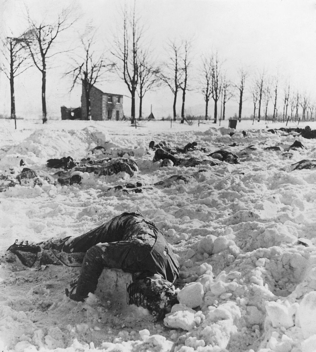 December 17, 1944:  A Waffen-SS unit executed 84 U.S. Army POWs at the Baugnez crossroads near Malmedy, Belgium. The atrocity, known as the Malmedy Massacre, enraged American troops and inspired them to fight with greater conviction.

They are not forgotten.

#WeRememberThem