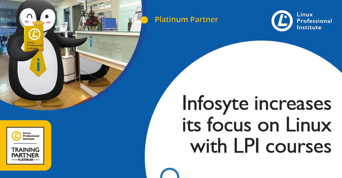 LPIConnect's tweet photo. #LPI is proud to welcome @MyInfoSyte as Platinum Partner! #Infosyte provides courses on topics such as #SysAdmin, #Cybersecurity, and #AI for IT professionals across Asia and Africa.
Looking forward to supporting students together with #opensource!
https://t.co/cXhmzqzVVn https://t.co/LBL3VP5ddq