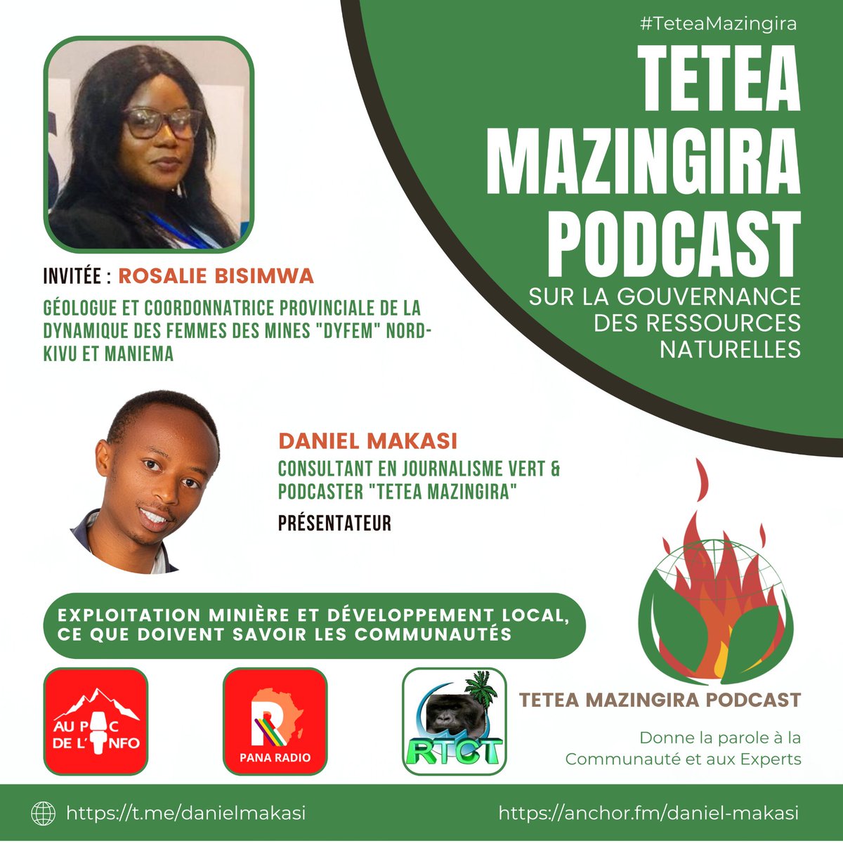 danielfirstpoem's tweet image. Notre épisode sur l&apos;#exploitation_minière et le #développement_local est maintenant disponible en podcast sur #Amazon. Cliquez ici pour l&apos;écouter: music.amazon.fr/podcasts/afae3… #TeteaMazingira #Podcast @spotifypodcasts @ListenNotes @EITIorg @pcqvp_rdc @itierdc @CarterCenter @DYFEM_RDC